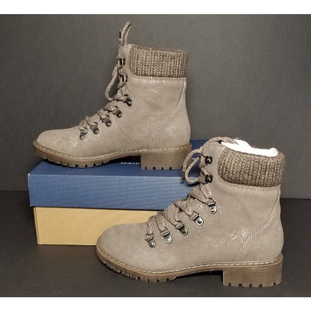 G H BASS ANDREA METALLIC WOMEN'S BOOTS MULTIPLE SIZES NEW / BOX 0773-3437-056